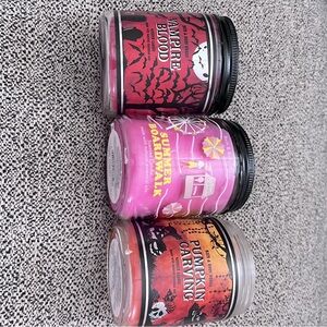 3 bath n body works candles (limited edition)